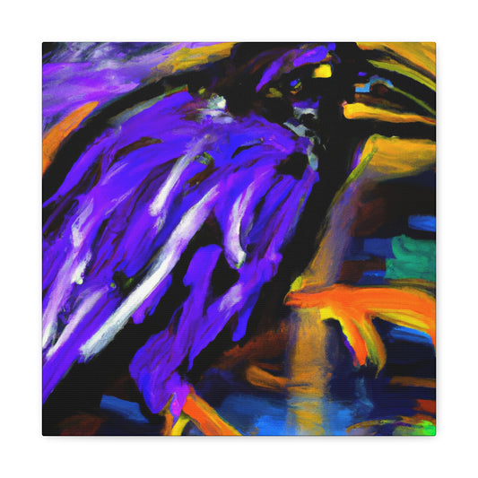 "American Crows in Flight" - Canvas