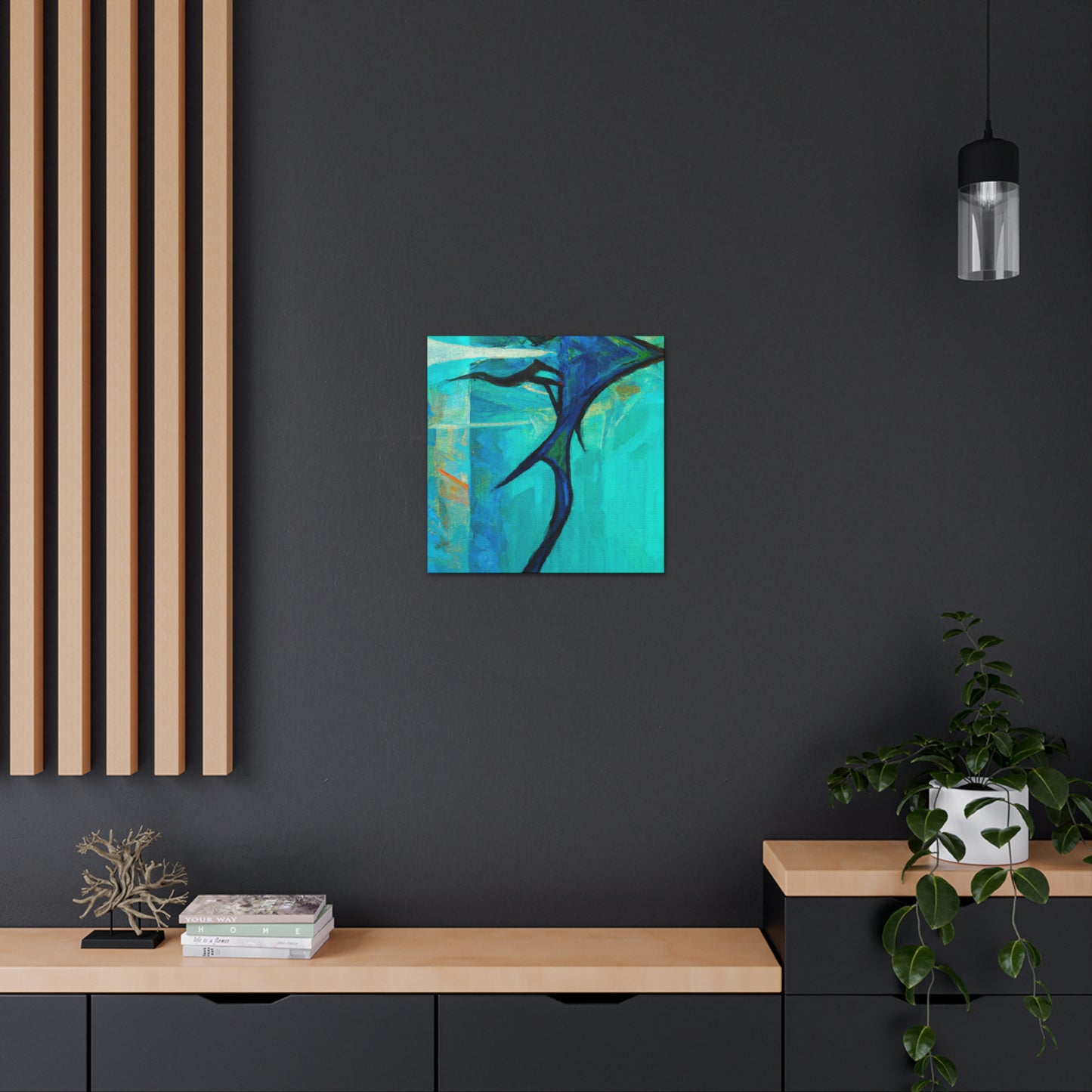 "Sailfish in Art Deco" - Canvas