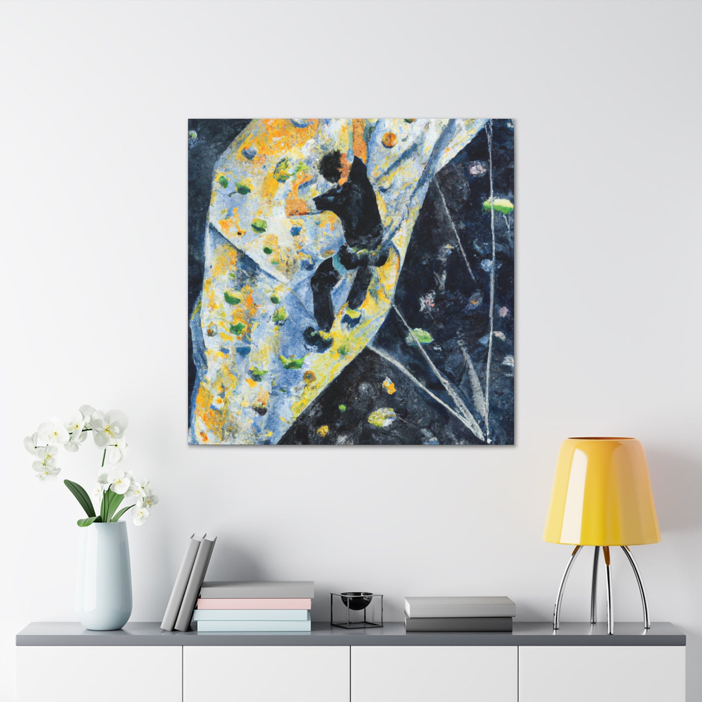 Rock Climber's Ascent - Canvas