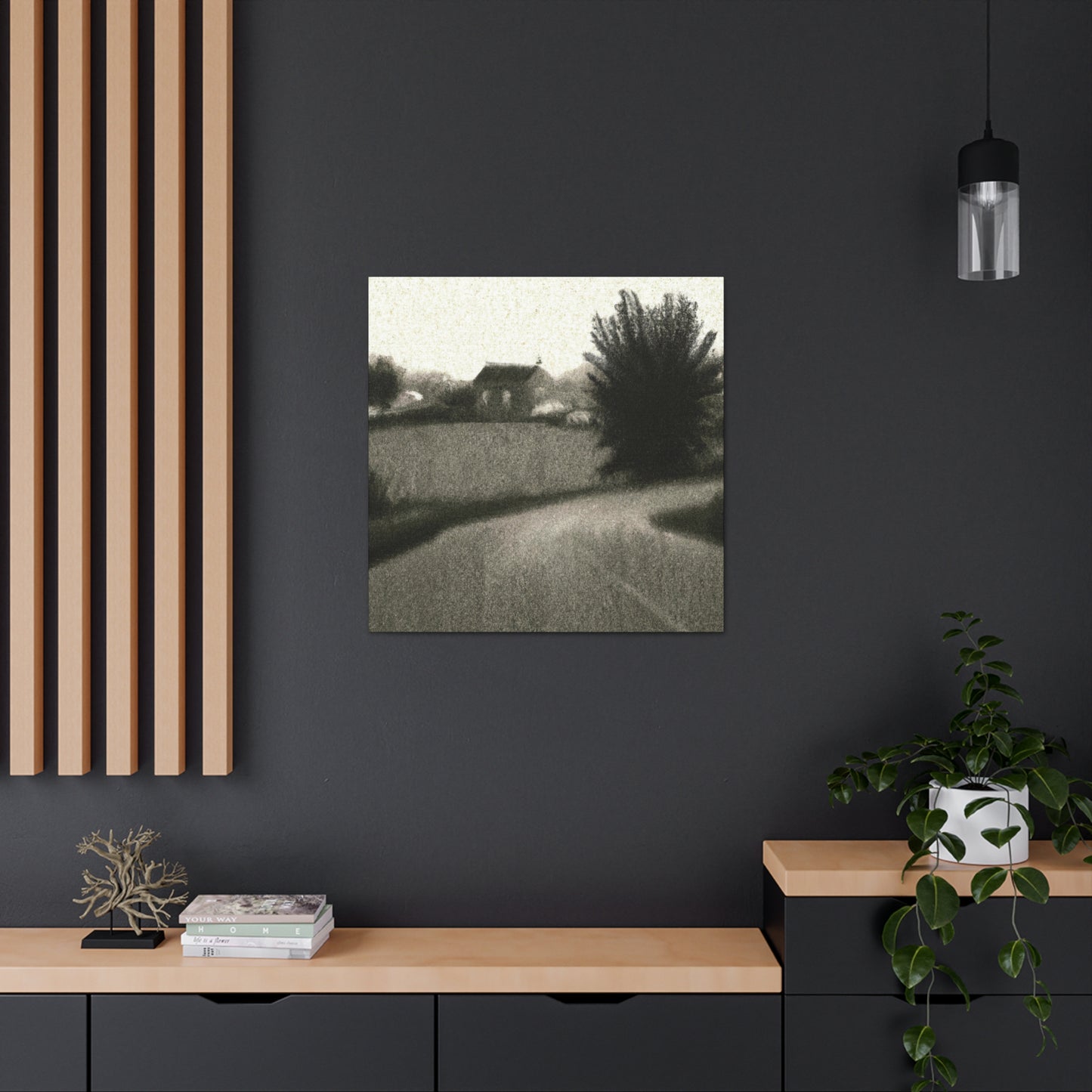 "Country Road Impressionism" - Canvas