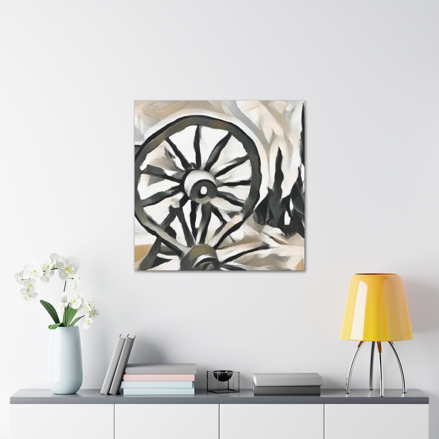 Wagon Wheel Revolutions - Canvas