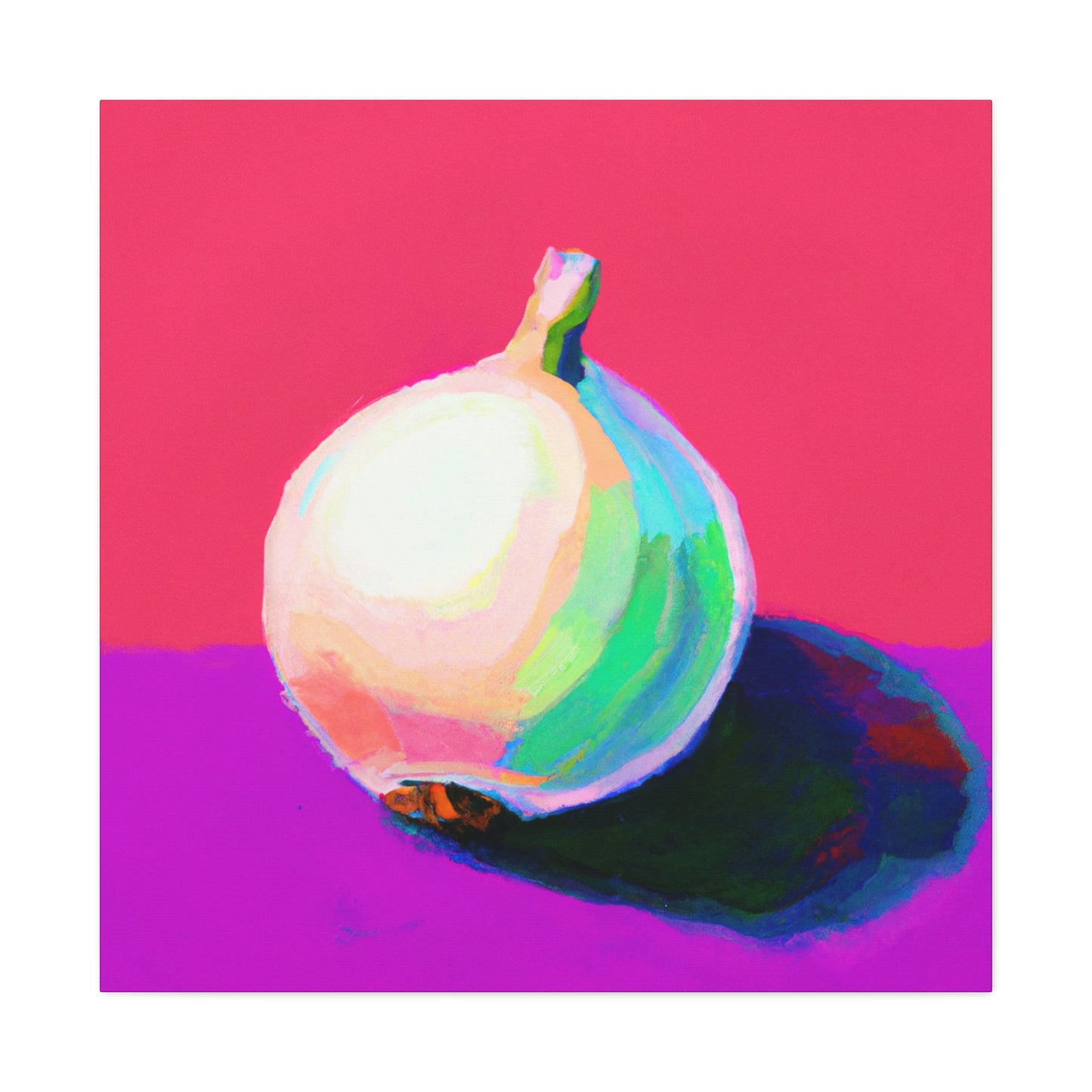 Onion Minimalism Art - Canvas