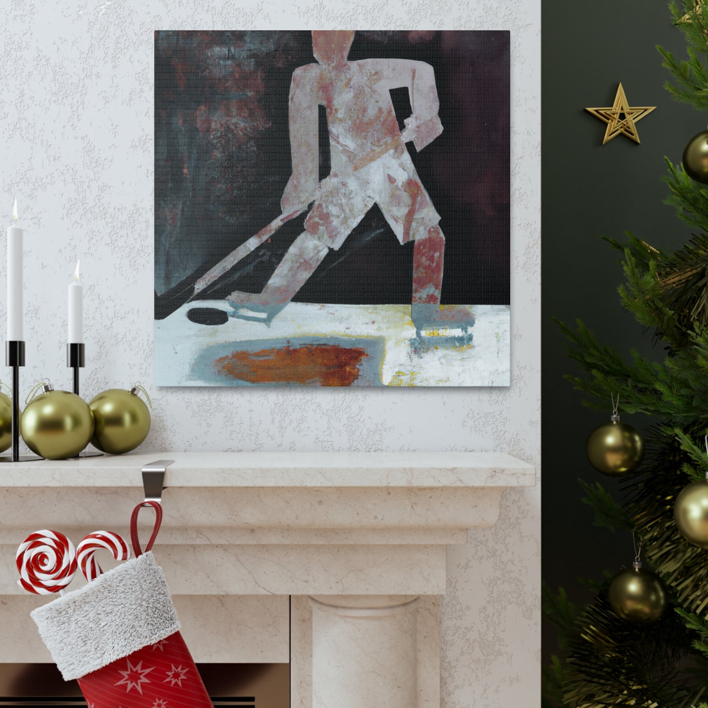 Hockey on Canvas - Canvas