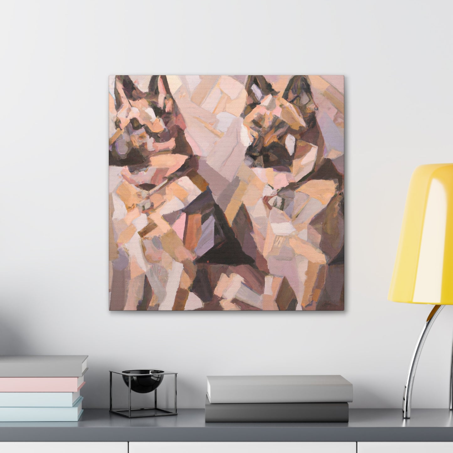 "The Loyal Shepherd's Gaze" - Canvas