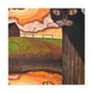 "Barn Cat Dreamscape" - Canvas