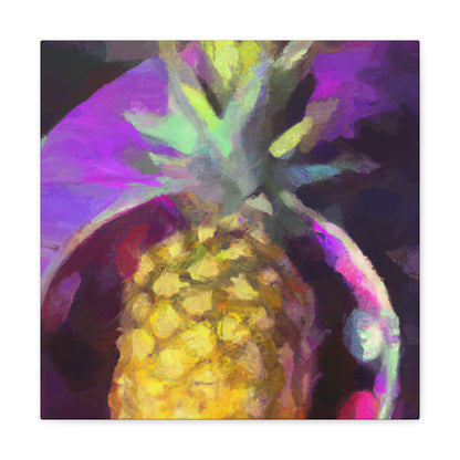 "Pineapple in Impressionism" - Canvas