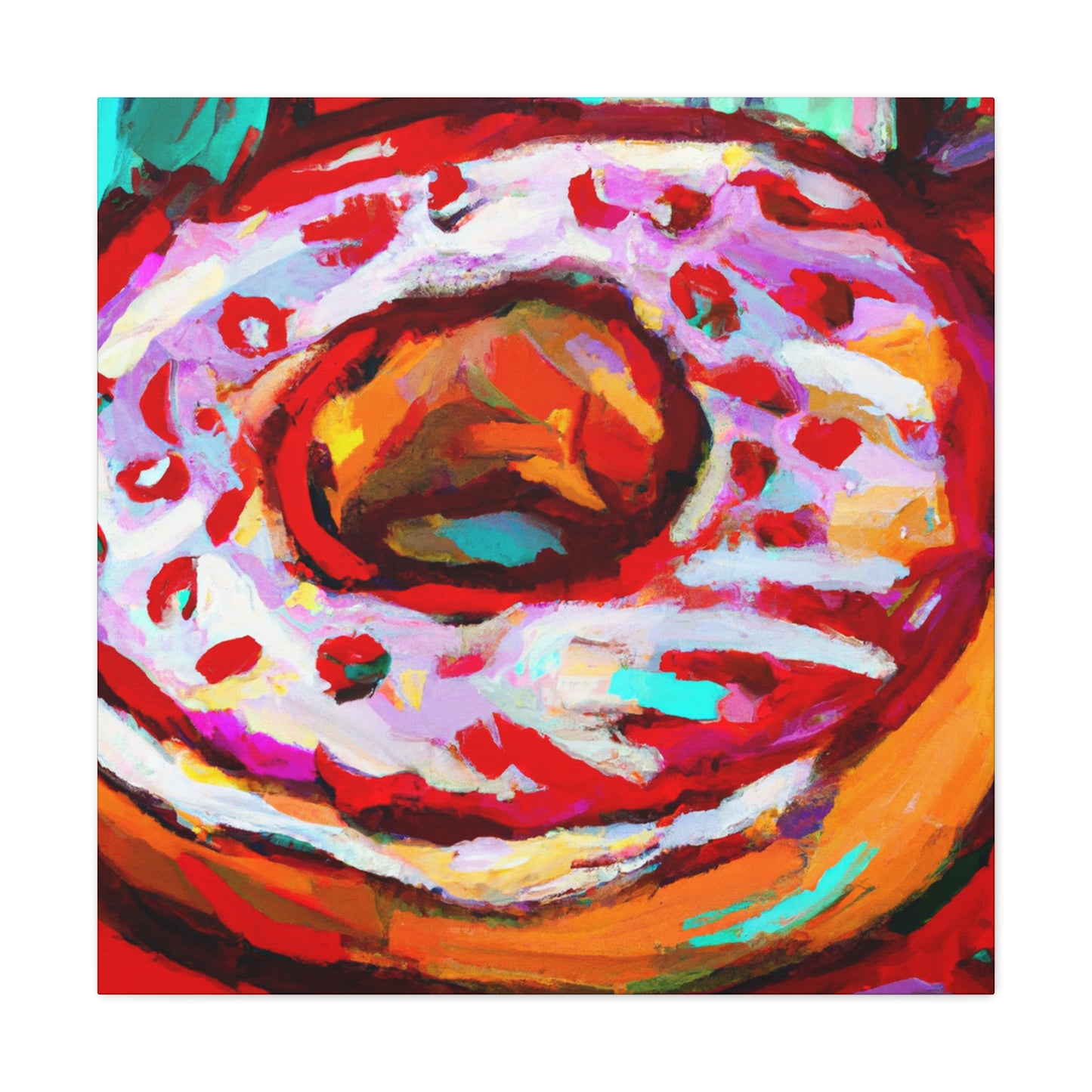 "The Sweet Delight Doughnut" - Canvas