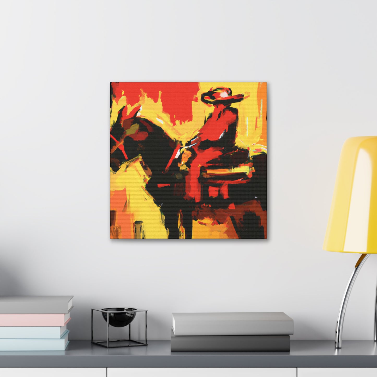 Saddle in Abstract forms - Canvas