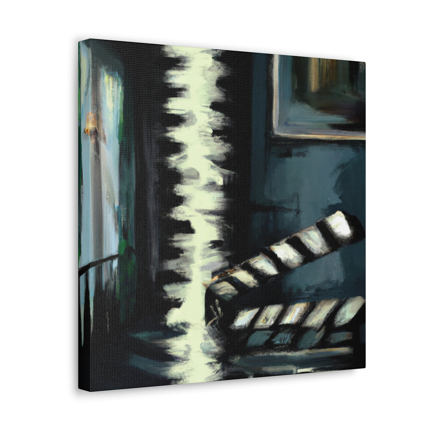 "Movie Clapboard Dreamscape" - Canvas