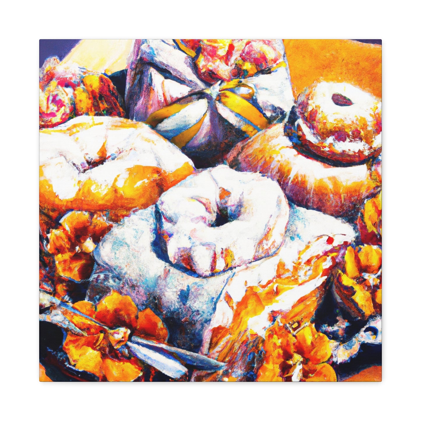 "Sugary Art Noveau Pastries" - Canvas