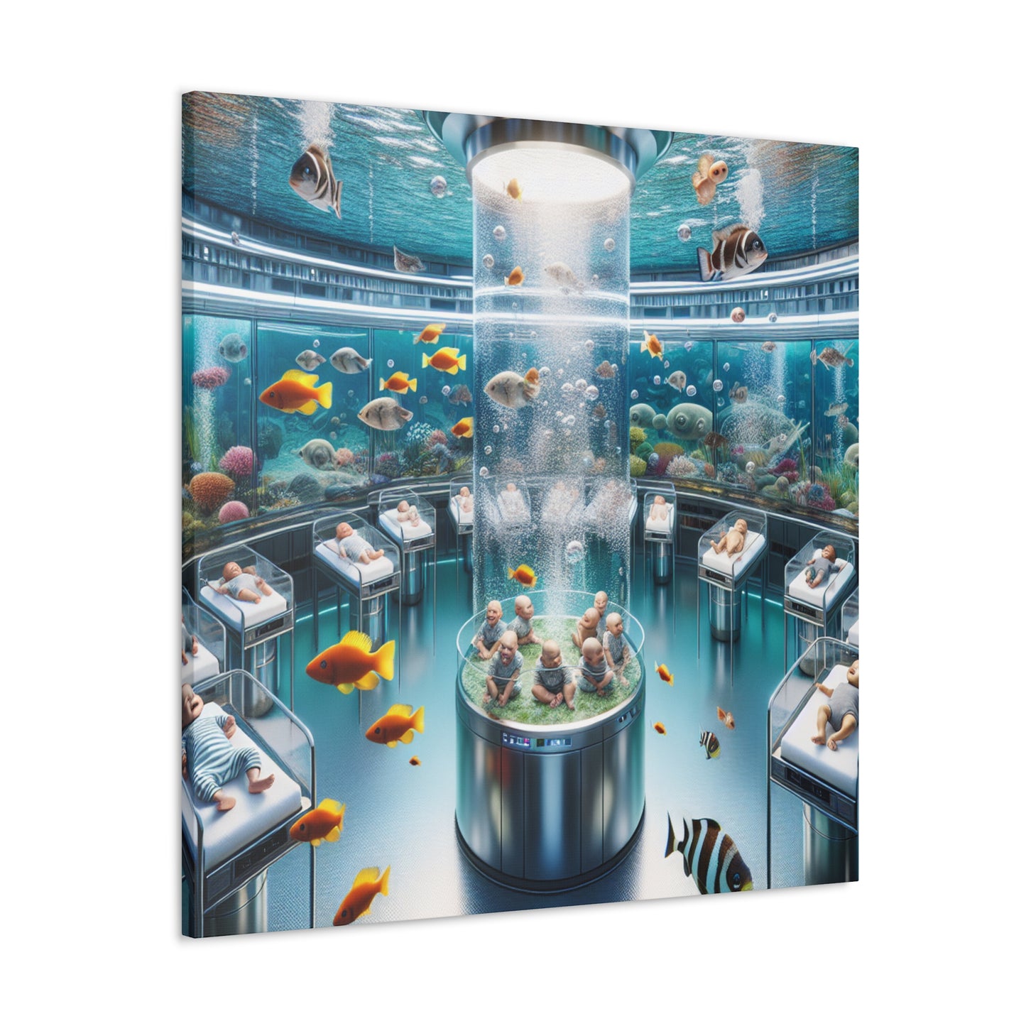 "Enchanting Aquatic Harmony" - Canvas