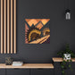 Porcupine in Art Deco - Canvas