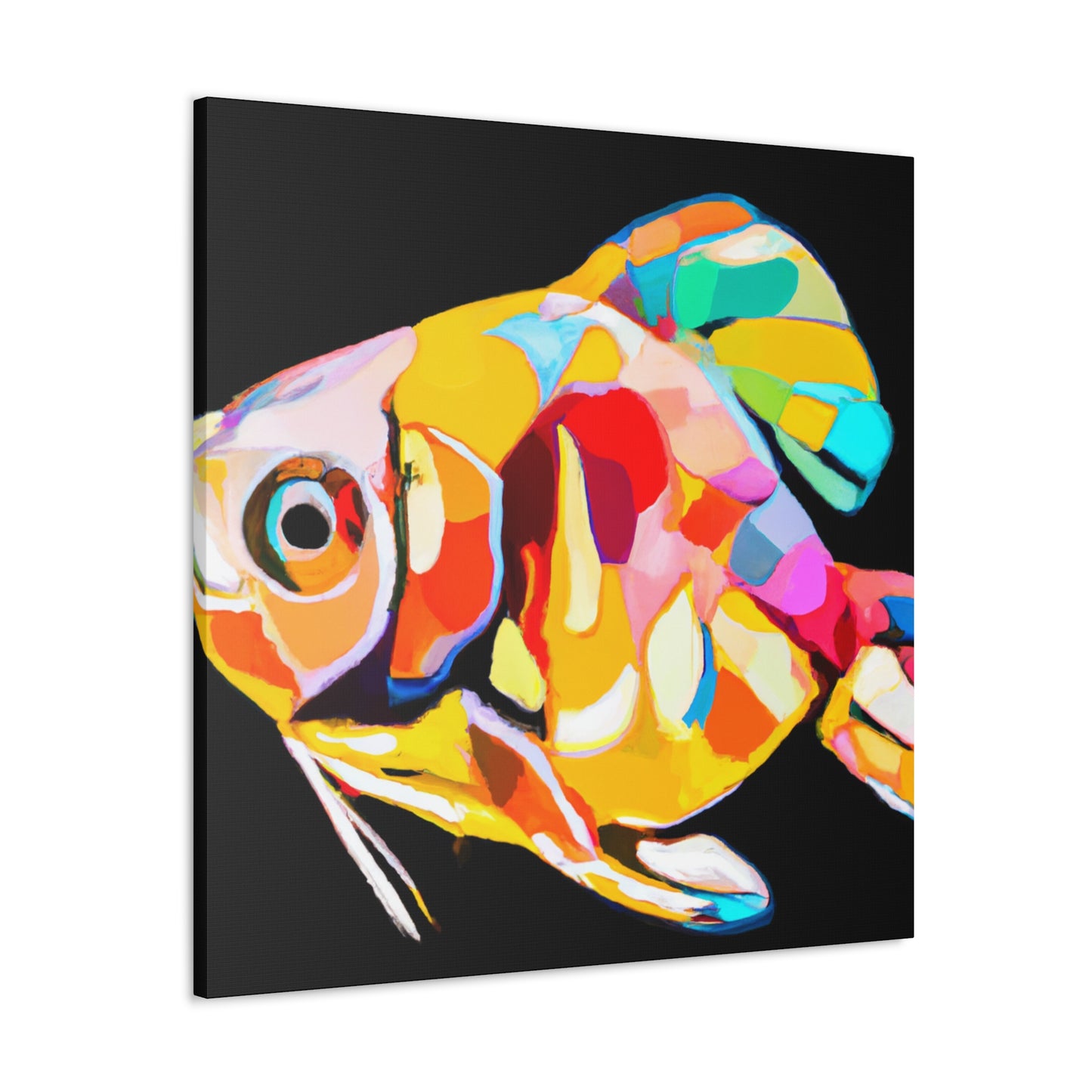 "Killifish Art Deco Dream" - Canvas