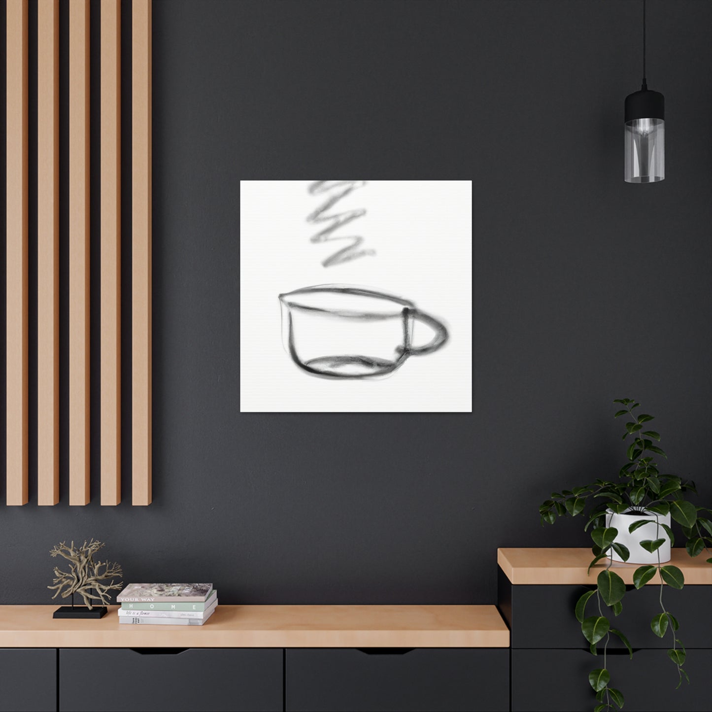 Coffee Cup Minimalism - Canvas