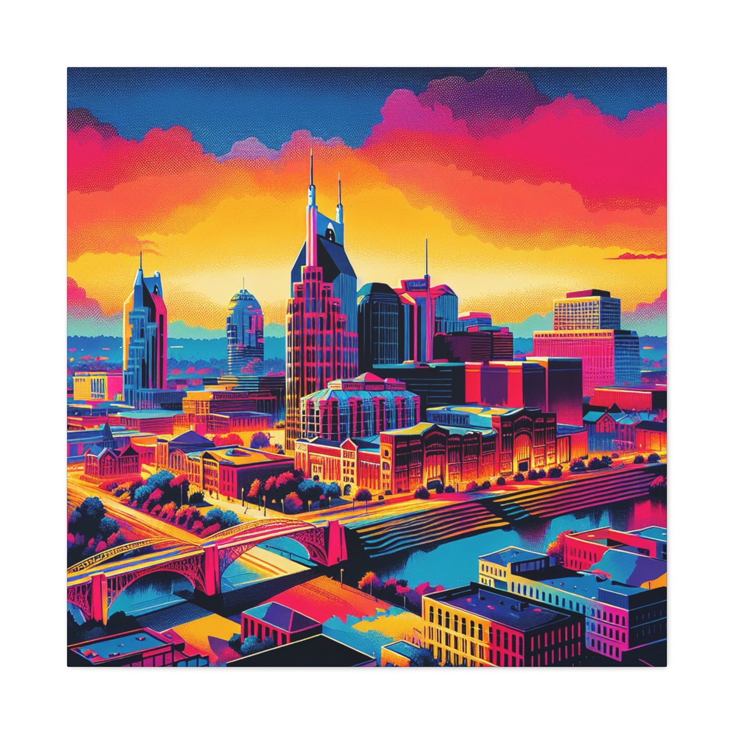 "Melodic City Vibe" - Canvas