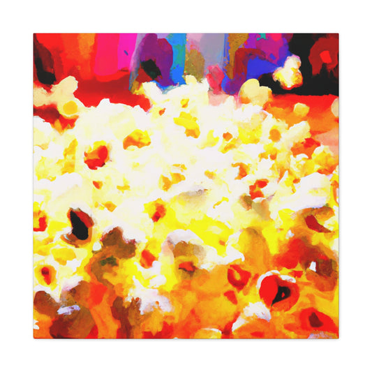 "Popcorn Wonders Await" - Canvas