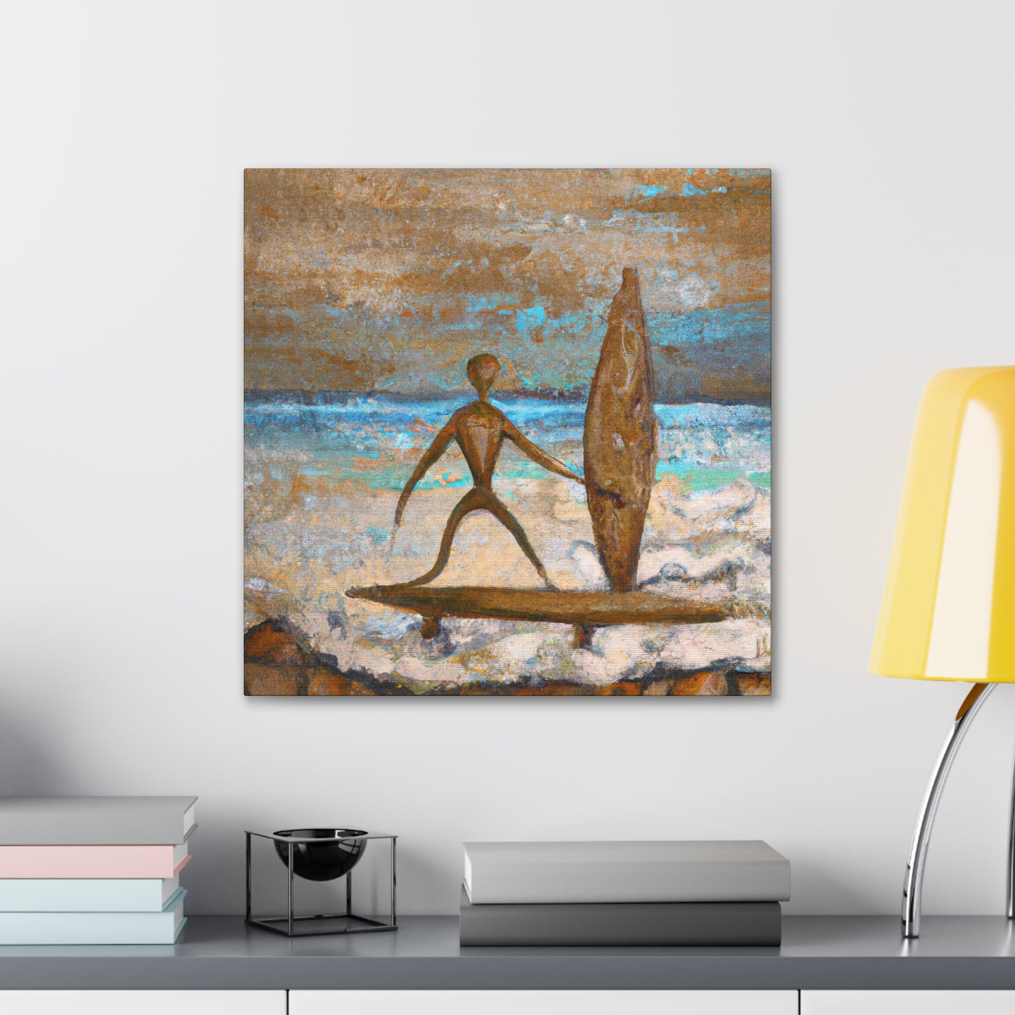 Surfing the Surrealistic - Canvas