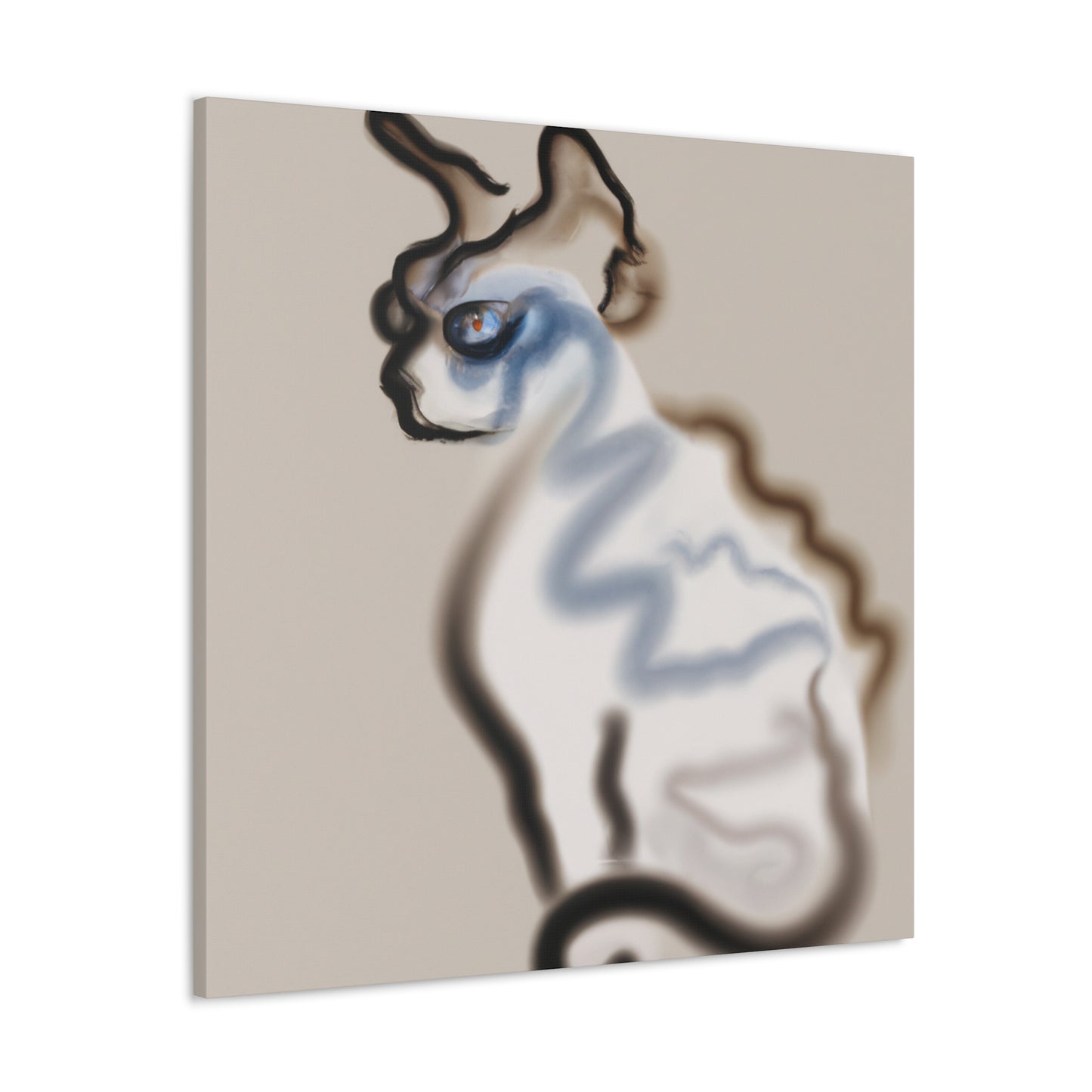 "Devon Rex Minimalism" - Canvas