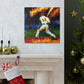 Catching a Fly Ball - Canvas