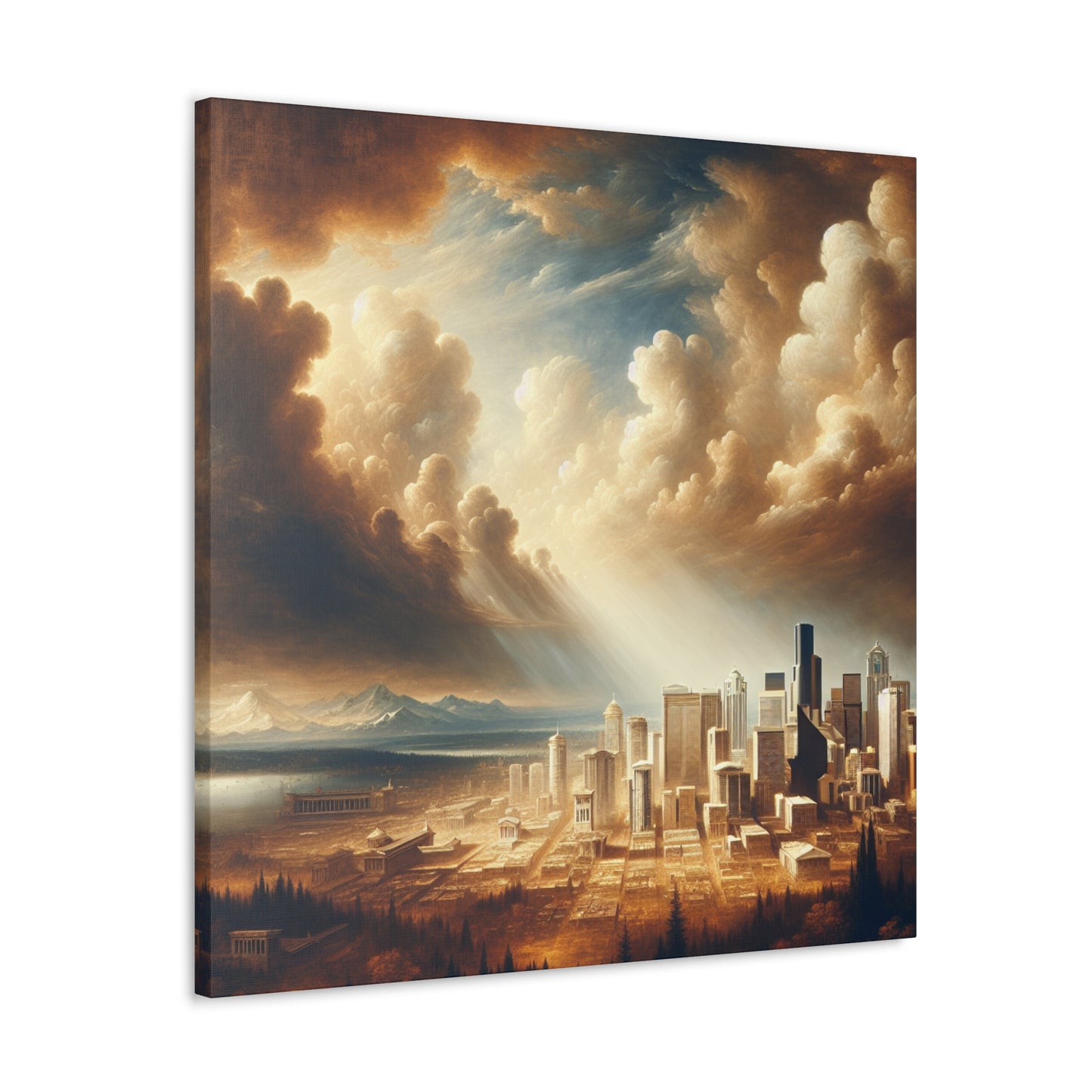 Emerald City's Renaissance Dreams - Canvas