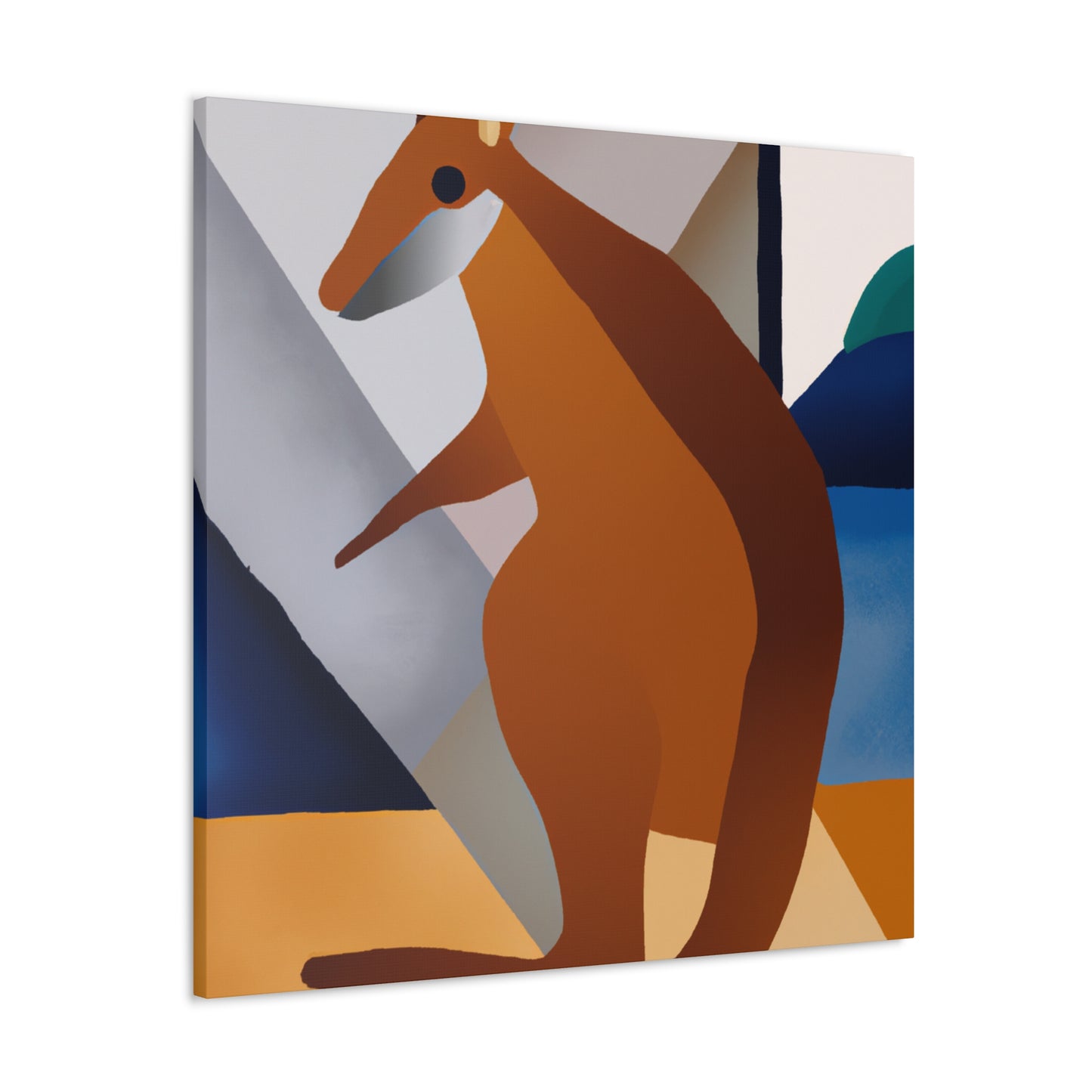 Wallaby in Art Deco - Canvas