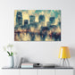 "Urban Tapestry Unveiled" - Canvas