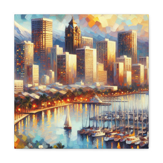 Tropical Symphony in Honolulu. - Canvas