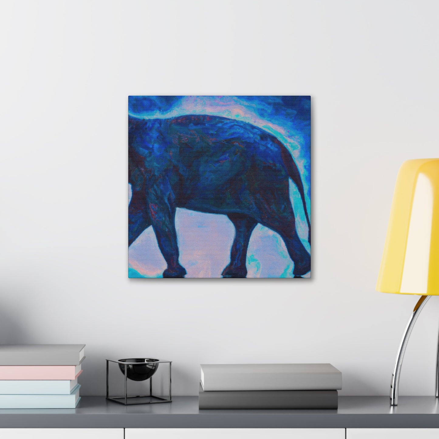 Elephant in Impressionism - Canvas