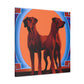 Ridgeback Art Deco. - Canvas