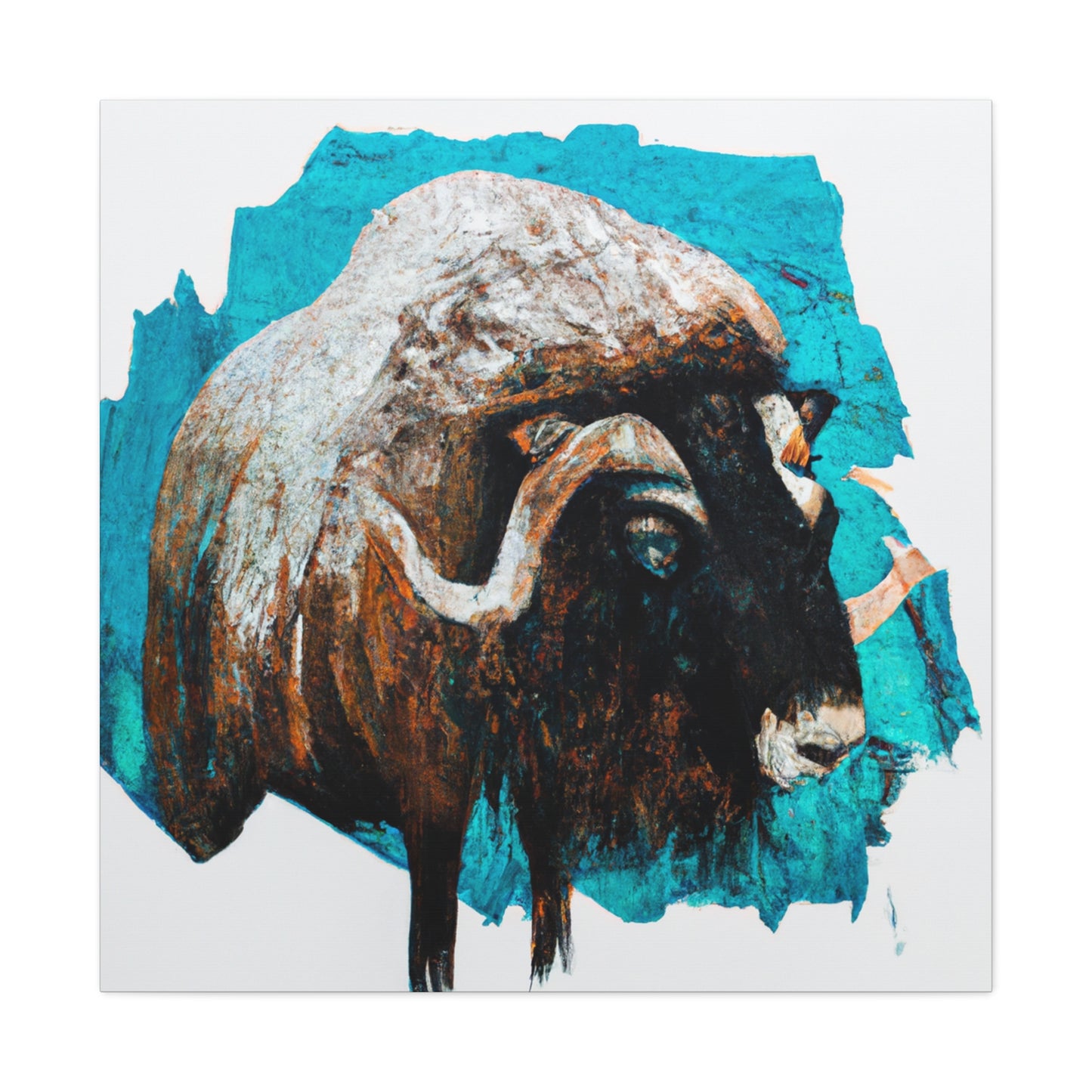 Musk Ox Surrealism - Canvas