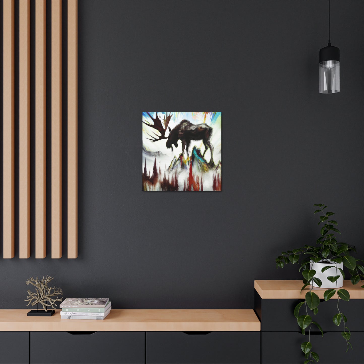 Moose on a Canvas - Canvas