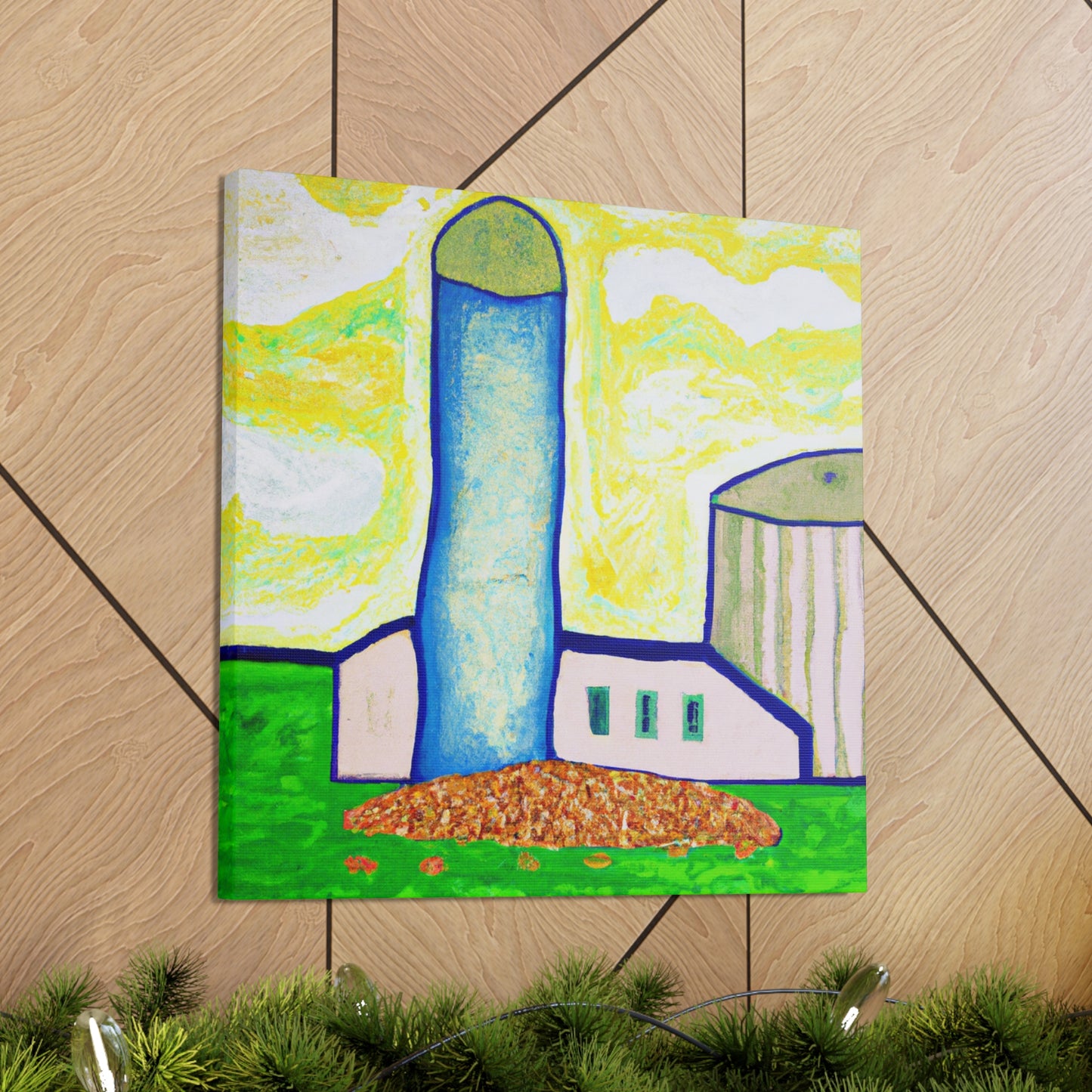 "Silo in Impressionism" - Canvas