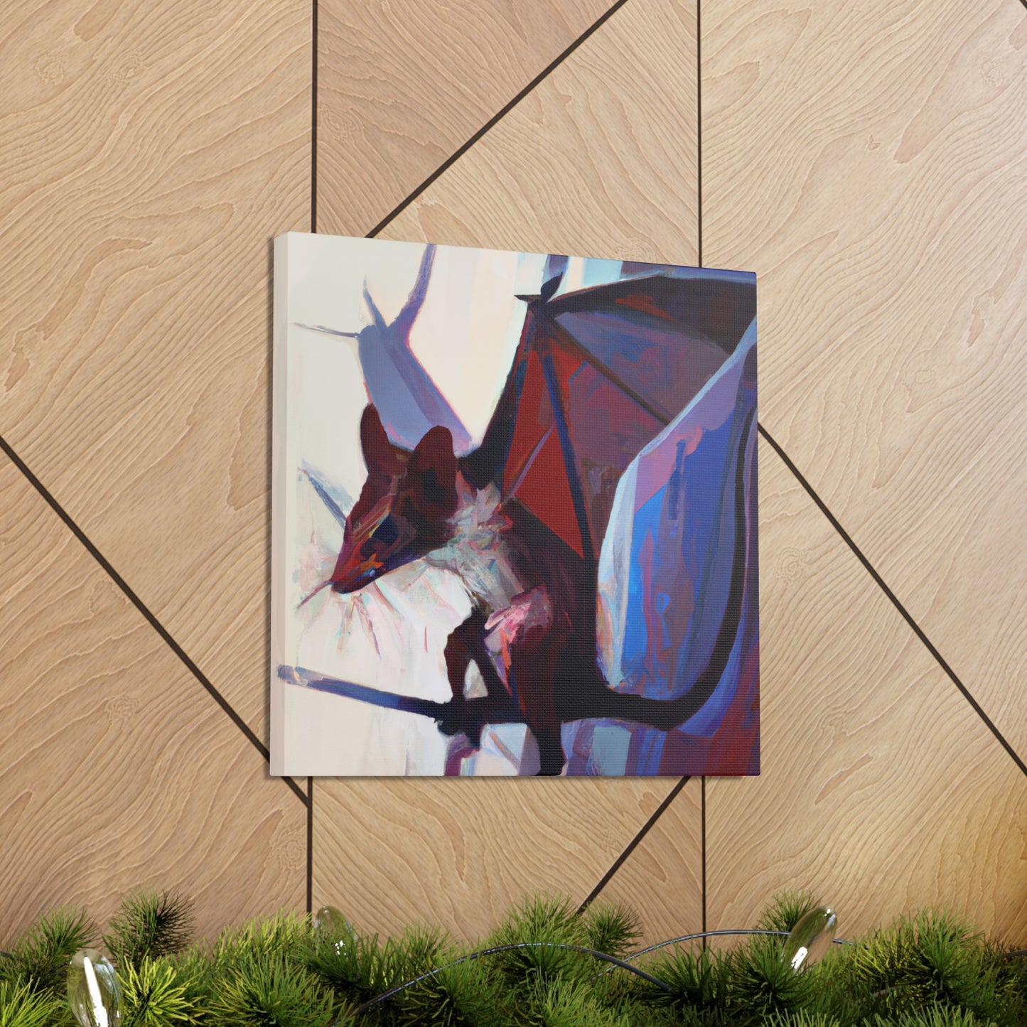 "Indian Flying Foxes Dance" - Canvas