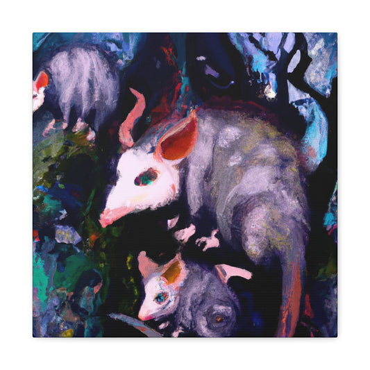 Opossum Reflection Dreaming - Canvas