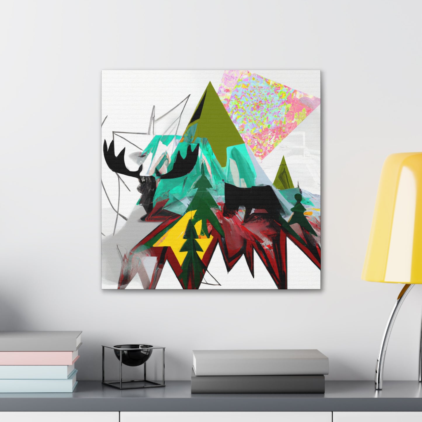 Moose in Dreamland - Canvas