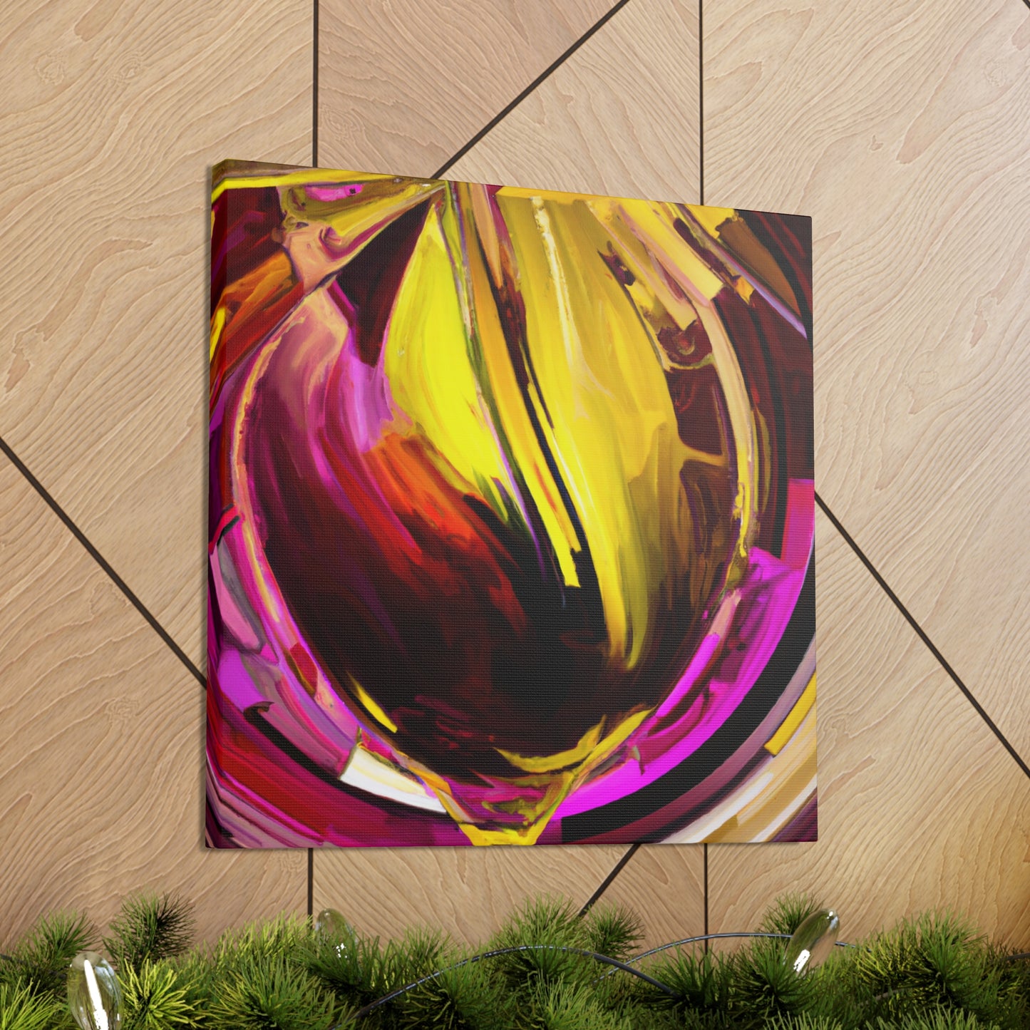 "Empty Wine Glass Dance" - Canvas