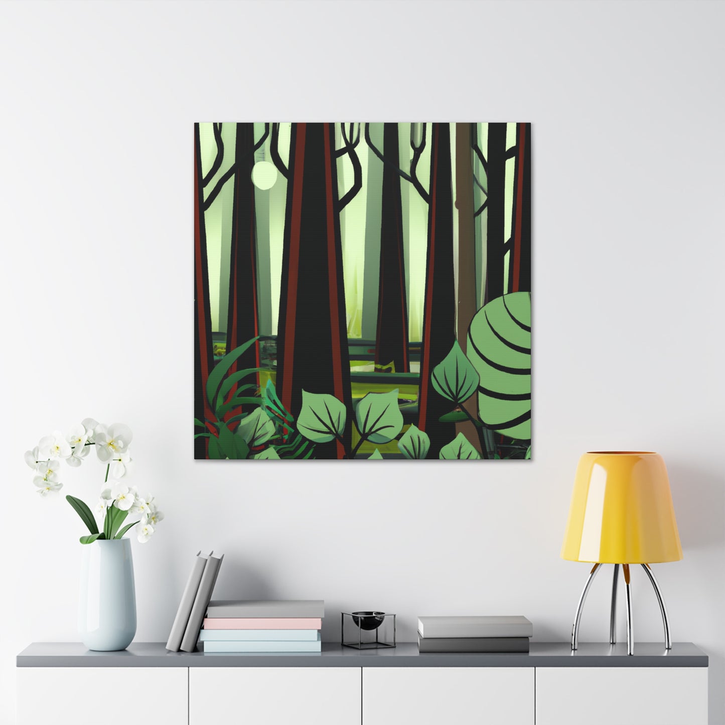 "Forest of Gilded Glamour" - Canvas