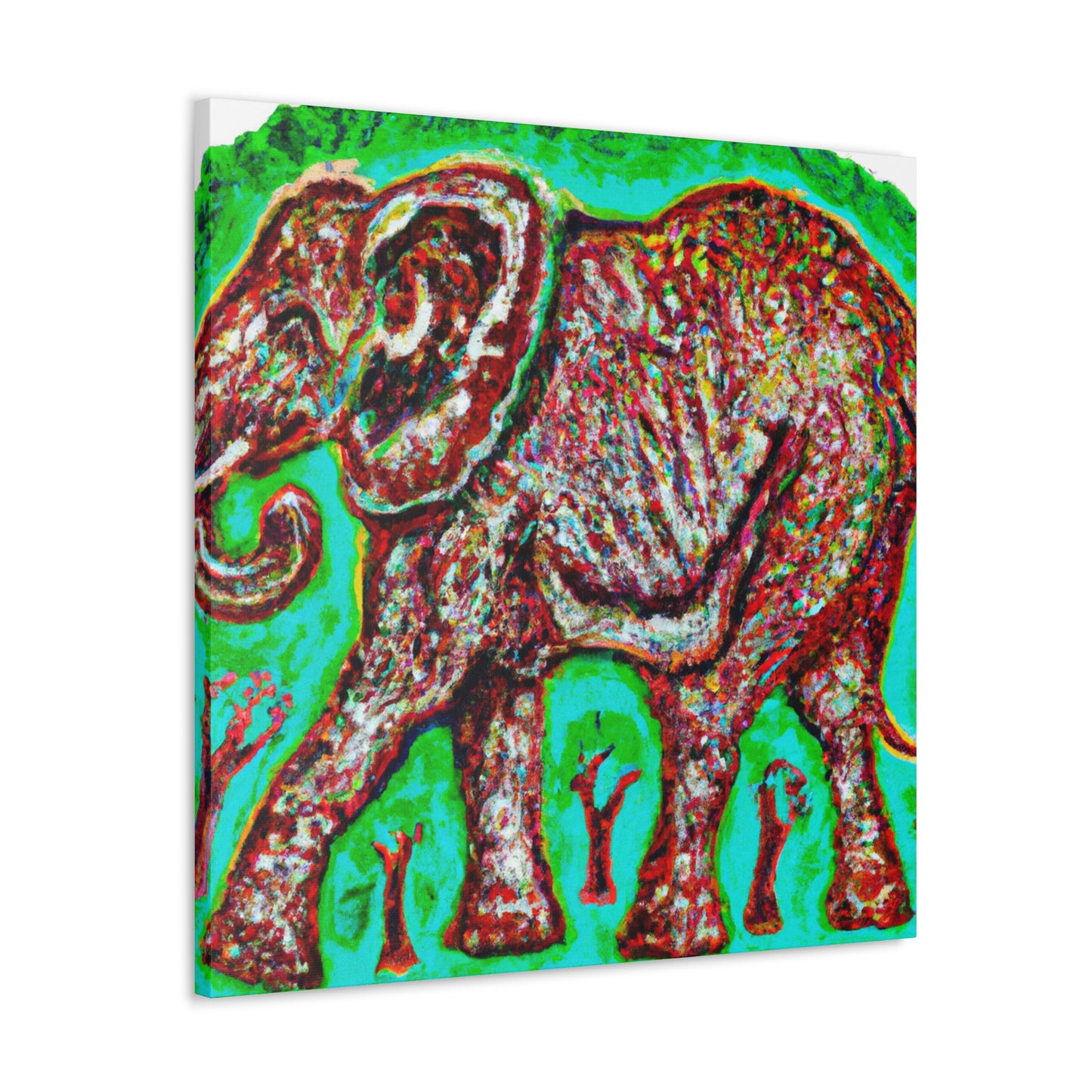 "Elephant in Splendor" - Canvas