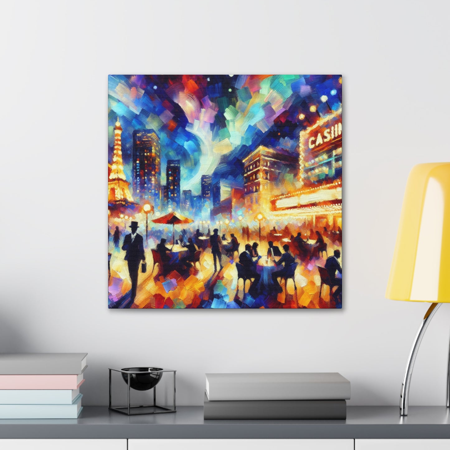 Colorful Casino Chaos - Canvas