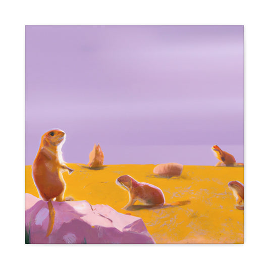 "Prairie Dog Surrealism" - Canvas