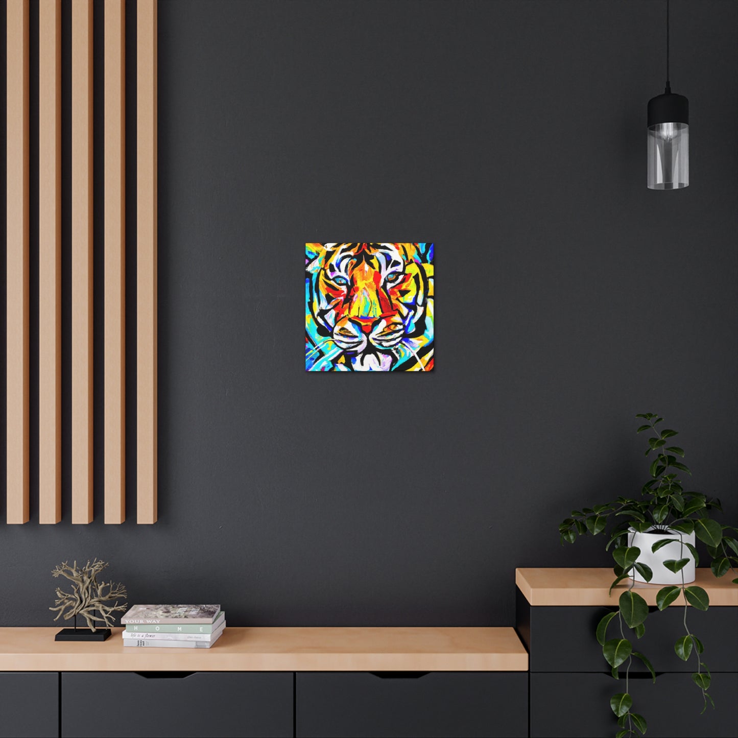 "Tiger in Art Deco" - Canvas