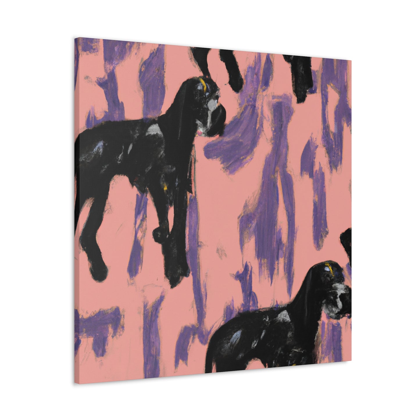 "Great Dane Expressionism" - Canvas