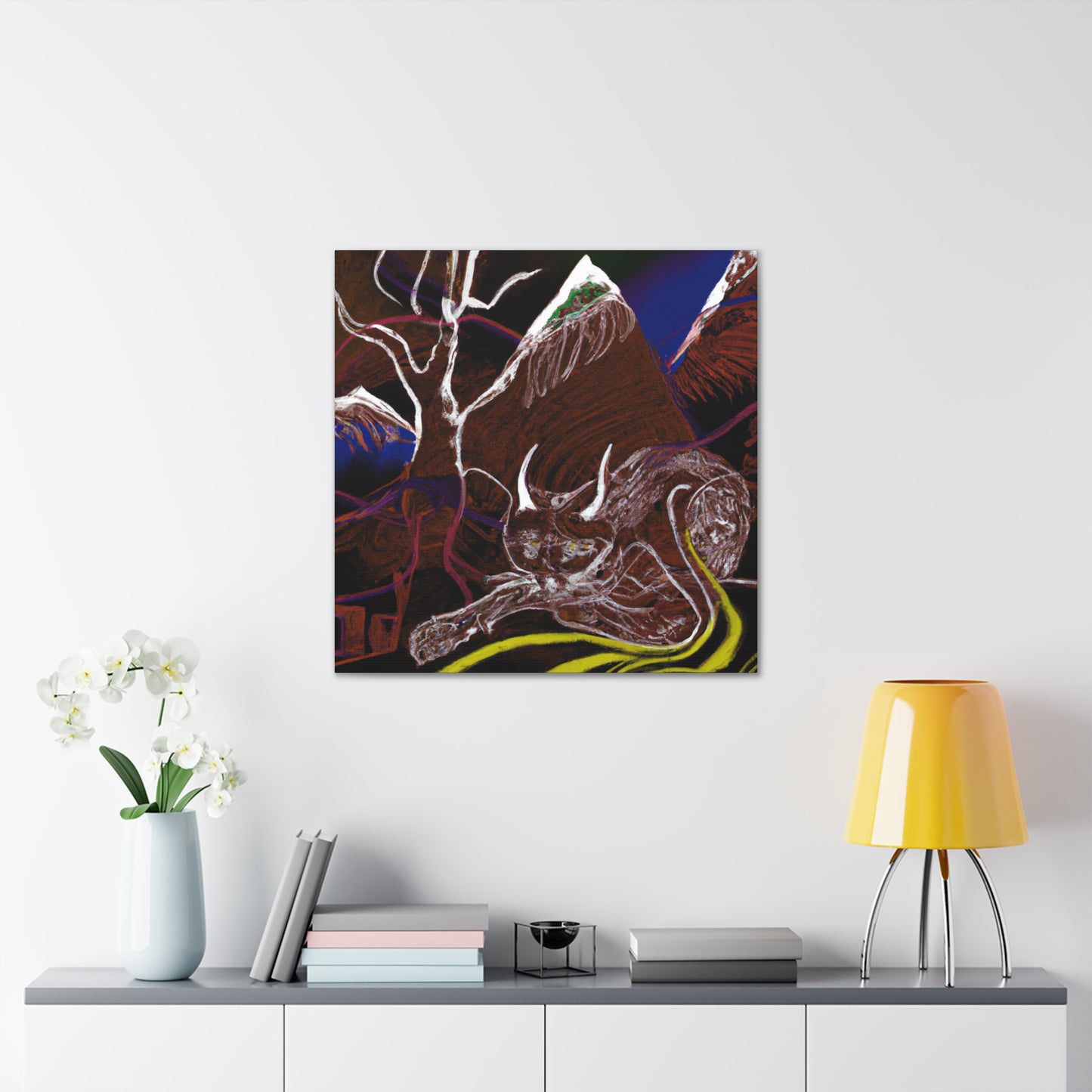 "Bobcat in a Dreamland" - Canvas