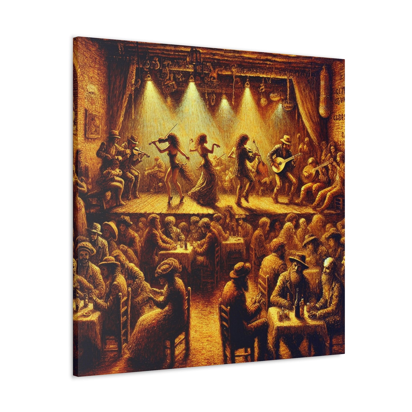 Enchanting Cabaret Revelry - Canvas