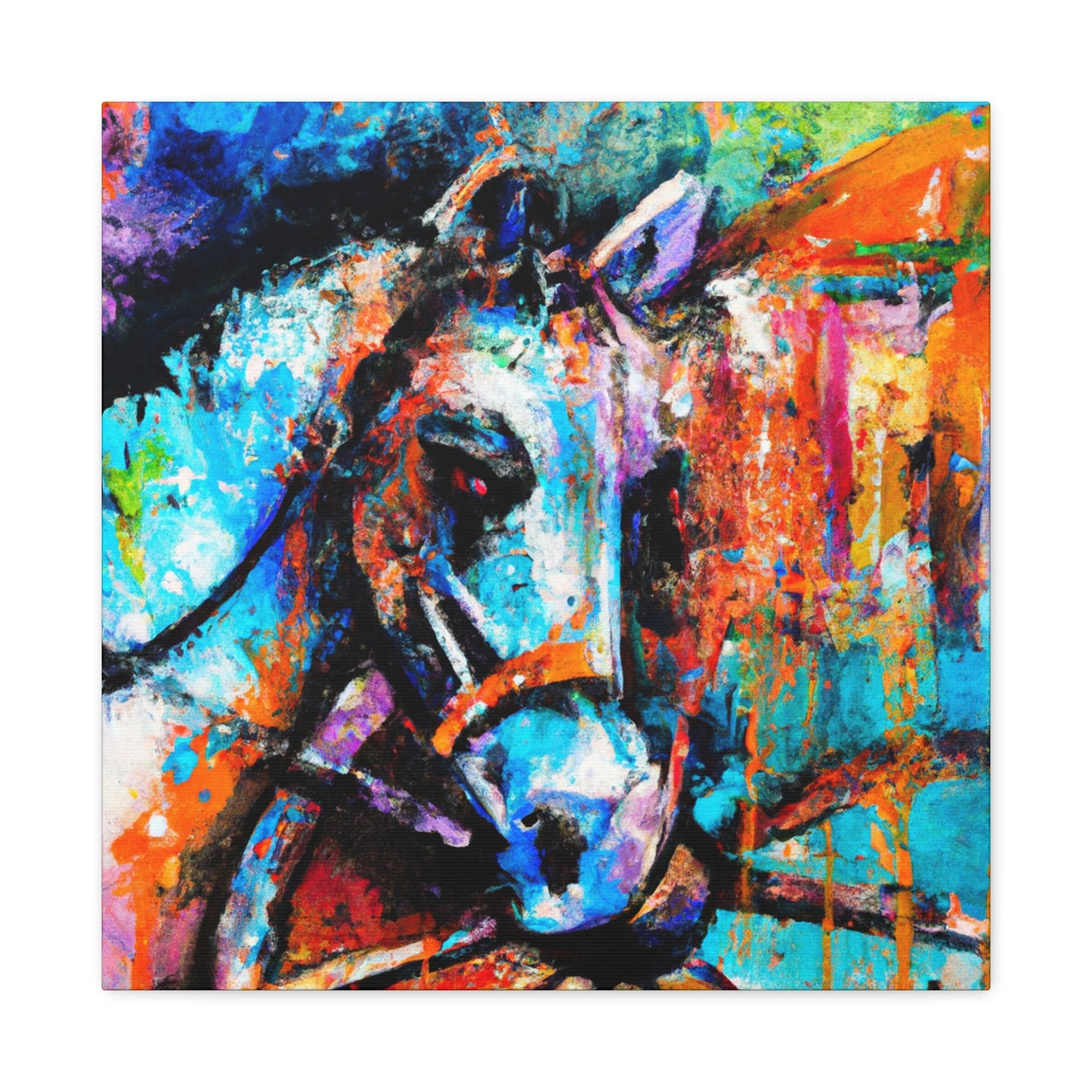 Horse and Carriage Ride - Canvas