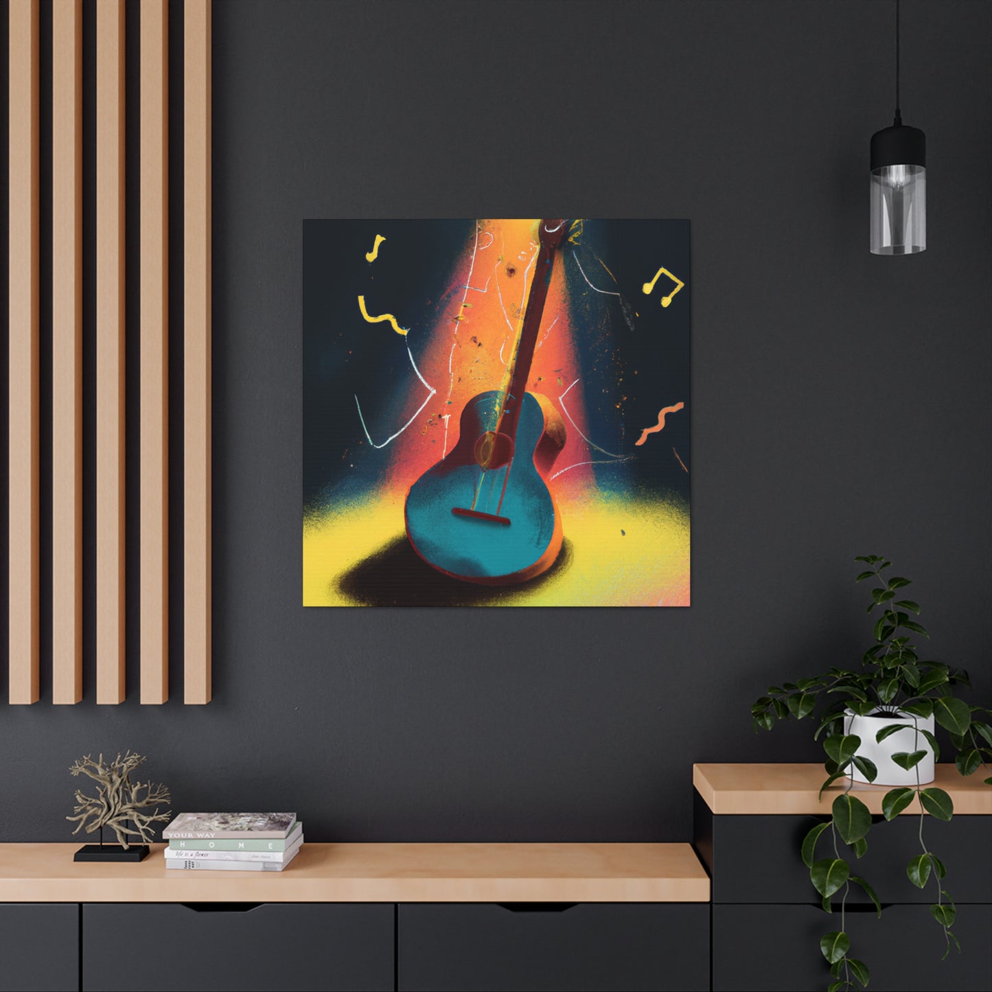 "Ring of Melody Strum" - Canvas