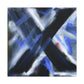 X in Expressionistic Hues - Canvas