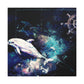 Dancing Dolphin Delight - Canvas