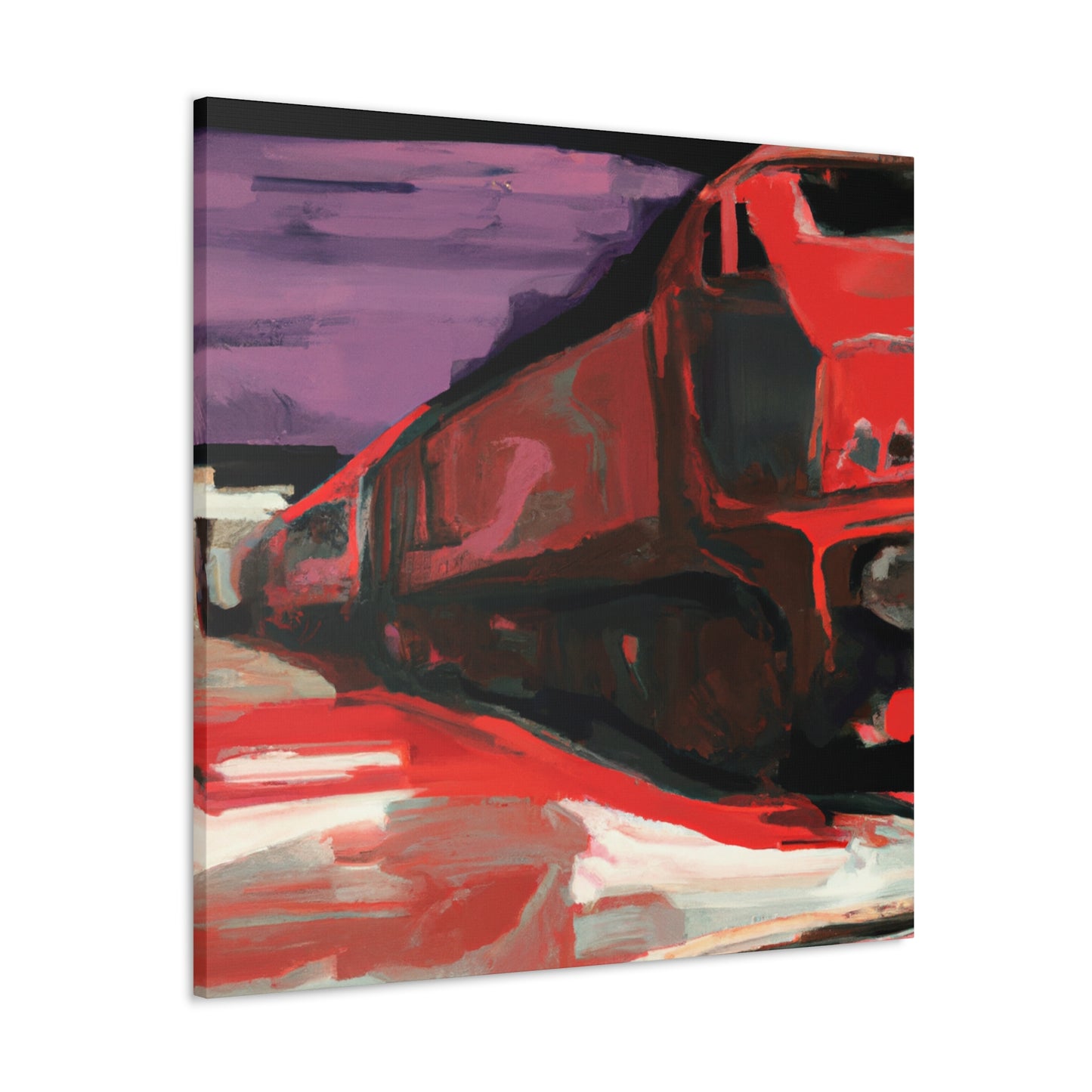 "Train of Abstract Thought" - Canvas