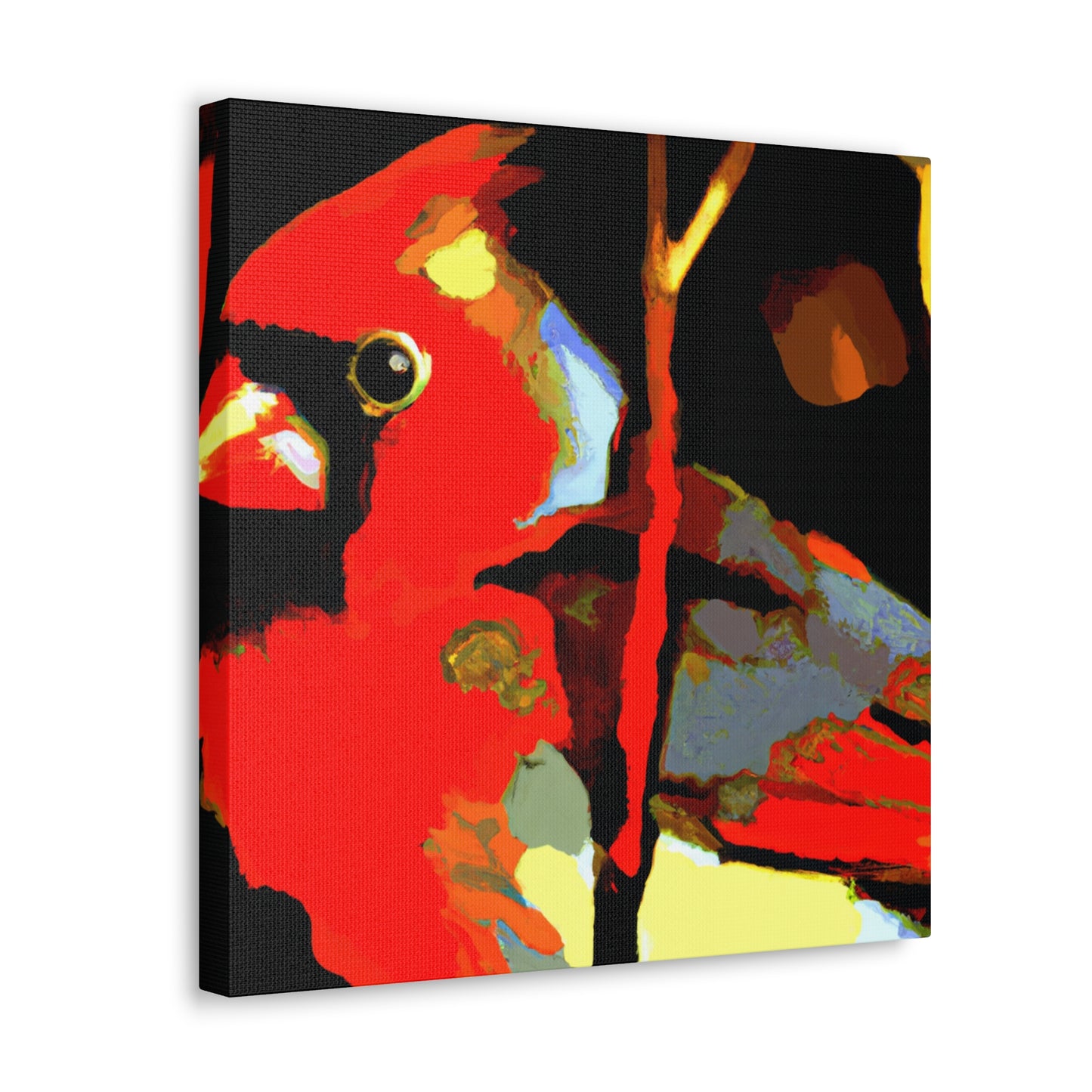 "Cardinal in Defiance" - Canvas